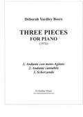 Three Pieces for Piano (1976)